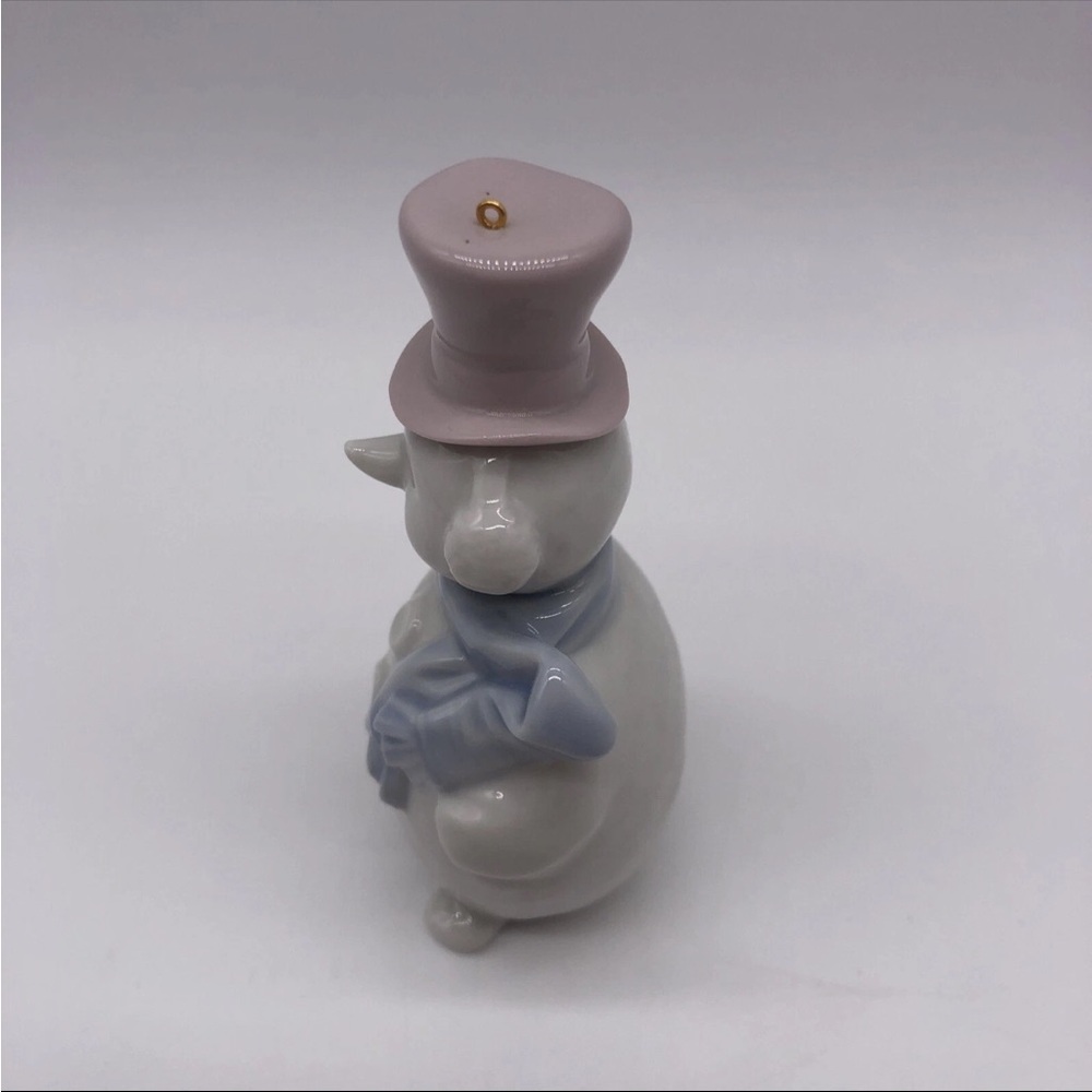 Vintage Lladro Snowman Christmas Ornament #5841 - Picture 5 of 10
